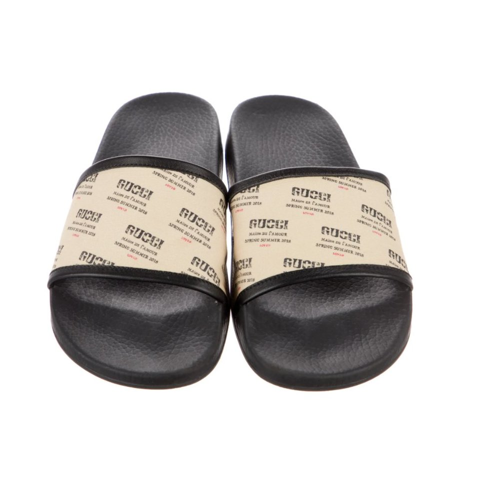 Gucci Logo Printed / Invite Print Rubber Pool Slides